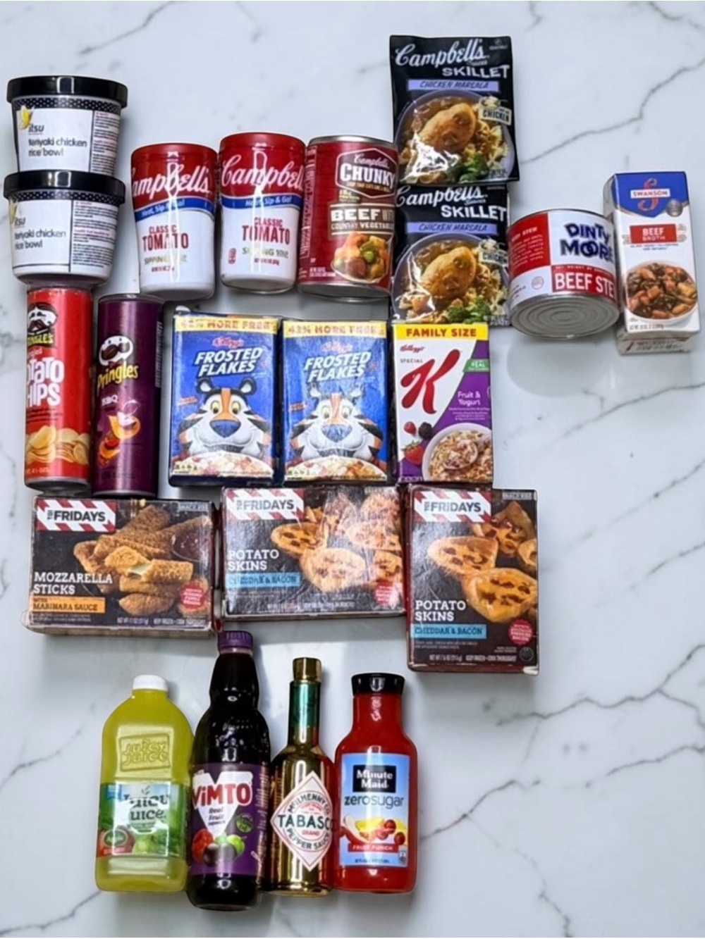 ZURU | Mini Brands Grocery Bundle | Campbell’s Pringles TGI Fridays | Food Lot